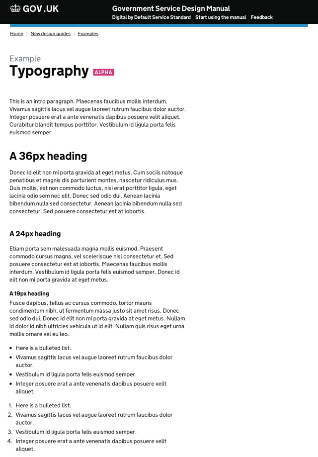 Two new design guides - Design in government