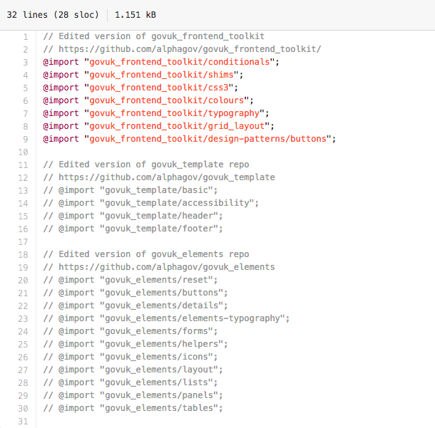 Petitions main scss after we added GOV.UK code repos