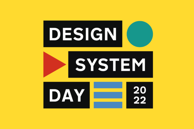 a poster for the event which says 'Design System Day 2022'